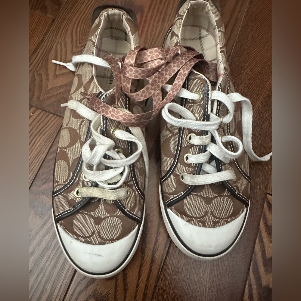 Coach Brown and White  Sneakers